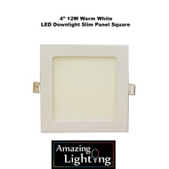 LED Downlight Slim Panel Square 12W 18W 4" 6" (LEDEON / DZZ&X Y809) Recessed Downlight Ceiling Livin