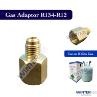 • Gas Adaptor (R134a to R12) • (M 1/4” x F 1/2”) For R134a Refrigerant Gas • Winter Air •