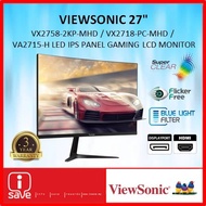 VIEWSONIC 27” VX2758-2KP-MHD 2K 144Hz/VX2718-PC-MHD CURVED 165Hz/VA2715-H 75Hz/27 inch FLAT LED IPS 