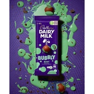 CADBURY BUBBLY MINT CHOCOLATE 160G / PEPPERMINT 160G