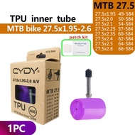 TPU MTB Bike Inner Tube Camera 29 26 27.5 29x1.95-2.6 Inch Mountain Bicycle Tire Schrader Valve AV P