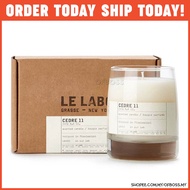 Le Labo Cedre 11 Scented Candle / Bougie Parfume