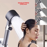 Powerful Shower Head 3 Mode Cotton Filter High Pressure Handheld Shower Head Sprayer