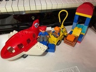 Lego duplo 10590 樂高 airport 機場 飛機師 airplane aeroplane passengers plane 客機