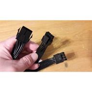 Cpu8pin to Dual 8pin Power Cord cpu8pin One Point Two 8pin to Dual 4+4 Adapter Cable cpu 8pin