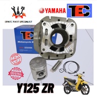 Yamaha Y125ZR Cylinder Block Assy Set Complete Blok Piston Ring Standard Racing 54MM 57MM Y125Z Y125 125Z 125ZR 125 TEC