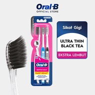 Oral-B Toothbrush UltraThin Black Tea 3s [P&G]