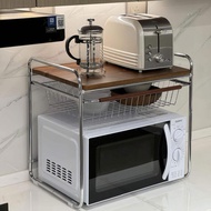 Sturdy Durable Microwave Oven Shelf Kitchen Storage Rack Multi-Functional Practical above Oven Rack 