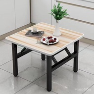 ZlFoldable Square Dining Table Home Rental House Floor Table Low Table Square Table Rental House Dormitory Dining Small