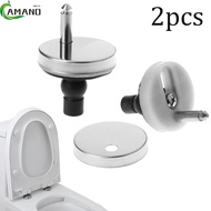 2x Toilet Seat Hinges Top Close Soft Release Quick Fitting Heavy-Duty Hinge-Pair