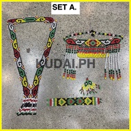 ❧ ◪ ◊☜ Tboli Beads Tribal Costume Accessories Set/ Ethnic Costume / Mindanao Accessories