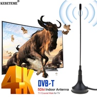 KEBETEME DVB-T TV Antenna Freeview HDTV 30DB Indoor Digital Antenna Aerial Booster For DVB-T Antena TV HDTV Box Cable