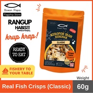 Real Fish Crisps (Classic) / Keropok Ikan Sebenar - 60g