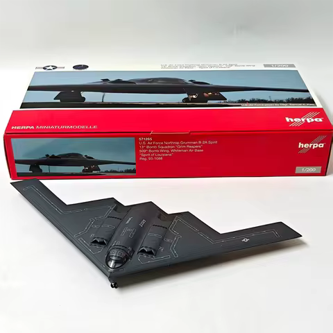 Diecast Alloy 1/200 Scale B-2A Spirit 571265 Strategic Aircraft Model For Display Collections