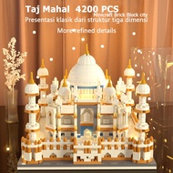 ARDHIANTOSHOP 6000Pcs Building Blocks Toys Minicraft Brick block City World Famous Architecture Taj 