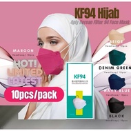 KF94 Mask Headloop Mask HIJAB Mask KF94 Headloop Face Mask Head Loop KF94 Face Mask 4 PLY