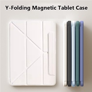 Detachable Magnetic Suction Case for Ipad Pro 12.9 2022 2021 10th 10.9 Air 5 4 10.9 for Ipad Pro 11 2020 2018 3+Y Folding Stand Lightweight and Slim Cover with Pencil Slot