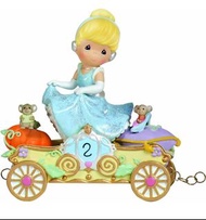 Precious moments cinderella train figurine 灰姑娘水滴娃娃擺件