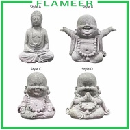 [Flameer] Buddha Statue Buddha Sculpture Collectible Figurine Miniature Sitting Buddha