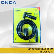 Jet Shower ONDA S 88 BM Shower Bidet Black 1/2"