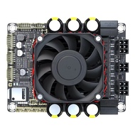 WONDOM 4x100W / 2x100W+1x 200W / 2x200W Class D Audio Amplifier Board w ADAU1701 DSP Bluetooth 5.0 4