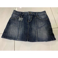 100% armani exchange denim skirt