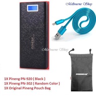 (BUNDLE) Pineng PN-920 20000mAh PowerBank with PN-302 iOS USB Cable and Original Pineng Power Bank Pouch