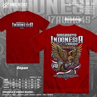 MERAH INDONESIAN COUPLE T-SHIRT Independence Series Vol. 7 Happy Birthday - 2024 August Clothes for 
