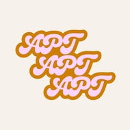 [SG🇸🇬] APT APT APT – Your Favourite Song Lyrics Sticker. Relatable Music Quotes. Premium Sticker Qua