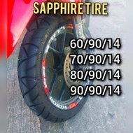 ♈SAPPHIRE TIRE HEAVY DUTY SIZE 14  (FOR SCOOTER)