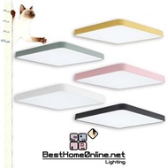 包送貨安裝 鐵藝燈體 方形六十 精品貼頂燈 香港包送貨安裝 半年保養 | 香港臥室溫暖LED燈具選購床頭燈 吸頂燈 吸盤燈 過道燈 天花燈 玄關燈 陽台燈 燈具燈飾 吊燈壁燈 LED電燈 房燈 餐廳燈