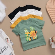 Printed round neck t-shirt for boys and girls, New Model, size from 10kg - 53kg, soft, airy cotton f