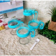 Glass Spice Jar / Glass Spice Container / Cooking Oil Storage Container / Glass Spice Jar / Glass Sp