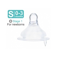 SIMBA Wide Neck Cross Hole 2pcs - S Size/ Simba Bottle Teat/ Nipple Botol Simba