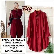 //TEREBARU//TERLARIS// BAJU TUNIK WANITA JUMBO FISA BAHAN RAYON