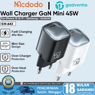 MCDODO Charger Head GaN For Samsung iphone 15 16 17 PD Type C Super Fast Charging 2.0 45W PPS AVS
