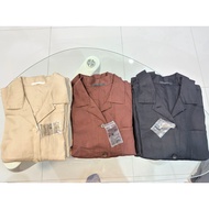 Uniqlo linen blend coverall jacket