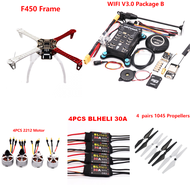FPV PIXHAWK2.4.8 Flight Control F450 Drone Kit Ardupilot 100MW Radio Telemetry Quadcopter BLHELI 30A