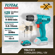 Total Li-ion Cordless Drill 12V - TDLI1211 Hand Drill Cordless