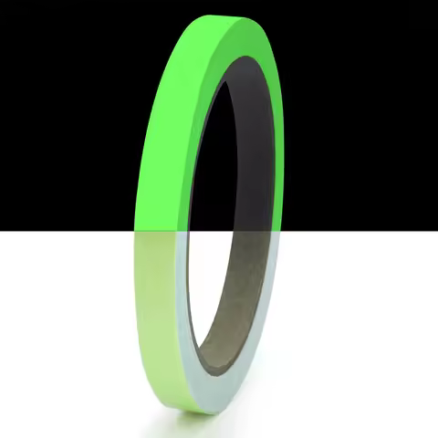 3M Green Glow In The Dark Tape Adhesive Luminous Strips Stair Anti-collision Warning Stickers For Wa