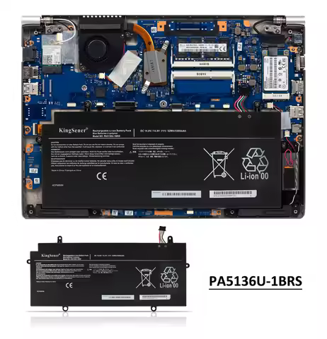 KingSener 14.8V 52WH PA5136U-1BRS Laptop Battery for Toshiba Portege Z30-A1301 Z30-B K10M Z30-C PA51