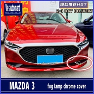 Vemart mazda 3 fog lamp chrome cover accessories Protector