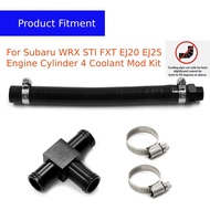 Cylinder 4 Coolant Mod Cooling Hose Kit Replacement for Subaru WRX/STI/LGT/FXT EJ 20 25 Engines 2002