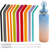 18 Pek Penyedut Minuman Silikon Boleh Digunakan Semula untuk Stanley, 14oz, 20oz, 30oz Tumbler - Pen