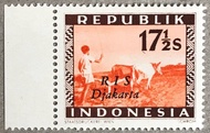 PW590-PERANGKO PRANGKO INDONESIA WINA REPUBLIK RIS DJAKARTA(H),MINT