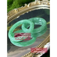 Ly Tao Green Marble Solid Plate Ring Size 55-58mm Sdep
