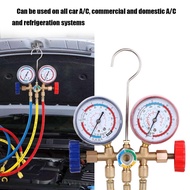 [HOT ZZFDFHOEHJJ 516] ใหม่ล่าสุดสารทำความเย็น Manifold Gauge ชุดเครื่องปรับอากาศเครื่องมือท่อและตะขอ