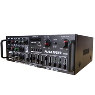 Bluetooth 400-Watt 2 Channels Digital Audio Mixer Power Amplifier EQ 4 Mic Inputs FM Remote Control 