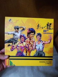 $10 包順豐站/櫃: Tiny 李小龍 1/400 波音 747-400 客機  Bruce Lee Boeing Airplane (全合金制 - Limited Edition - 模型級，全部