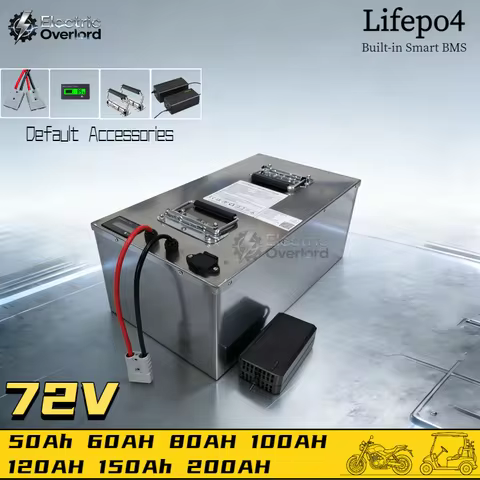 A+ 72V 50Ah 60AH 80AH 100AH 120AH 150Ah 200AH LifePo4 Lithium Battery, Golf Cart, Electric Vehicle+C
